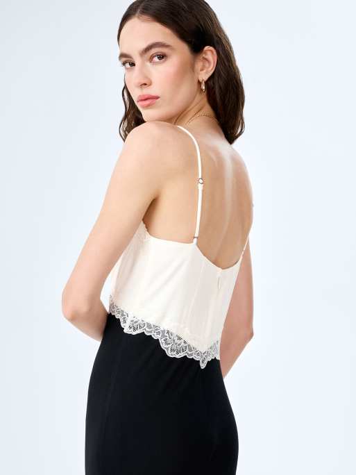 Omnes Dresses drew maxi dress with lace details in black, 2 of 4