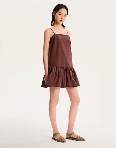 Omnes Dresses meryl in brown - view 1