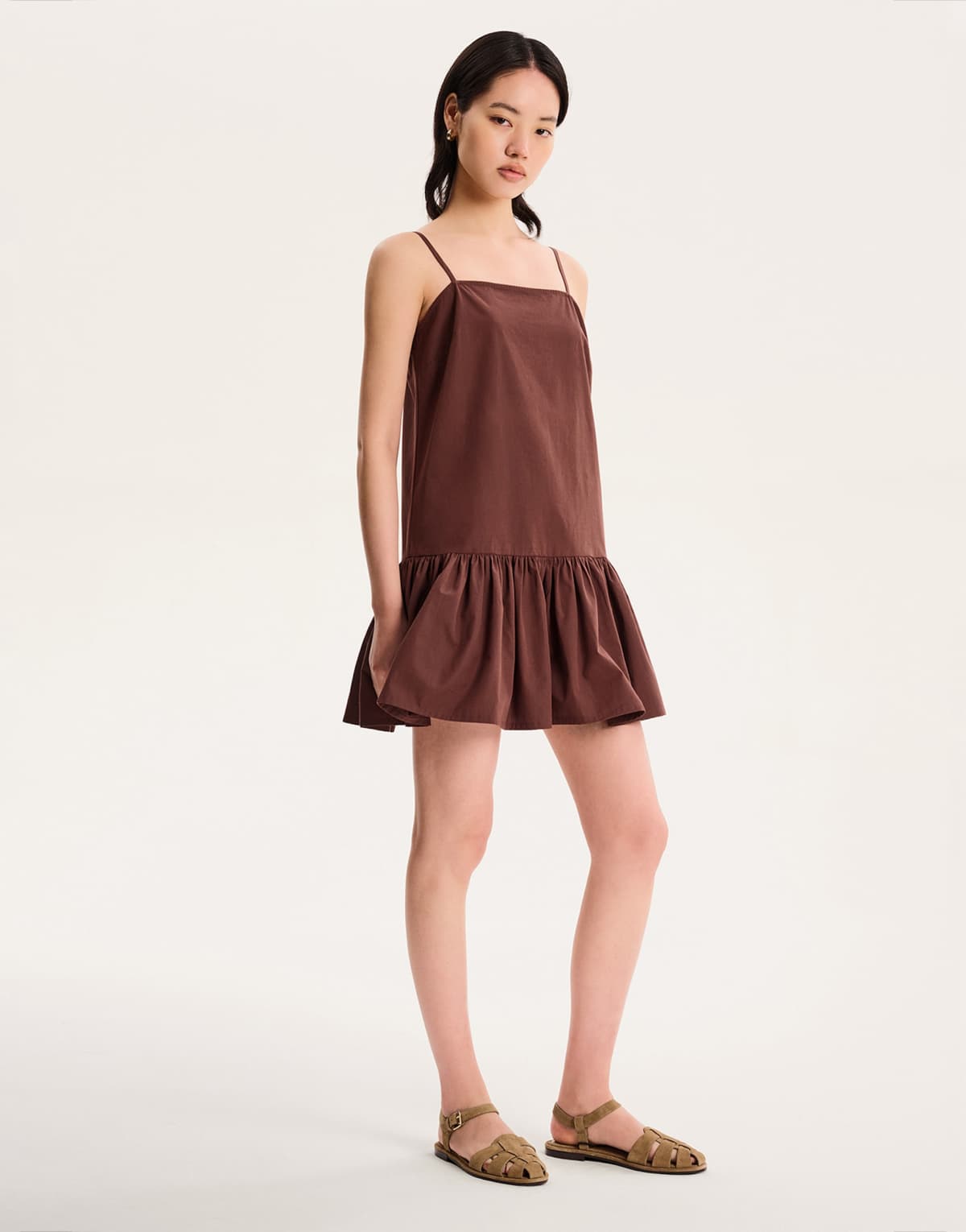 Omnes Dresses meryl in brown