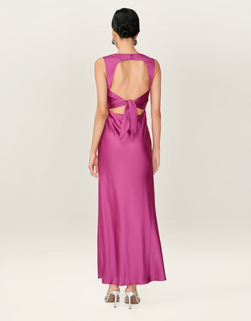 fall country concert dress Ellya Dress (Magenta) | Love Cherish main image 1