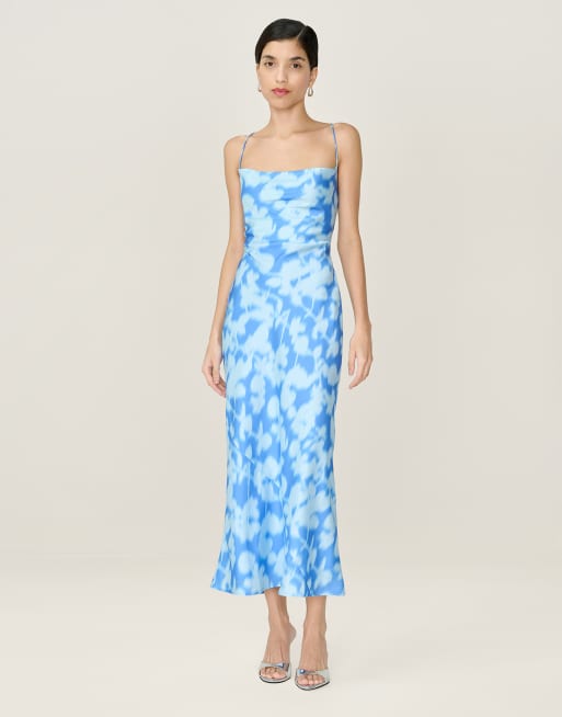 knee length dresses for ladies Riviera Midi Dress in Turquoise