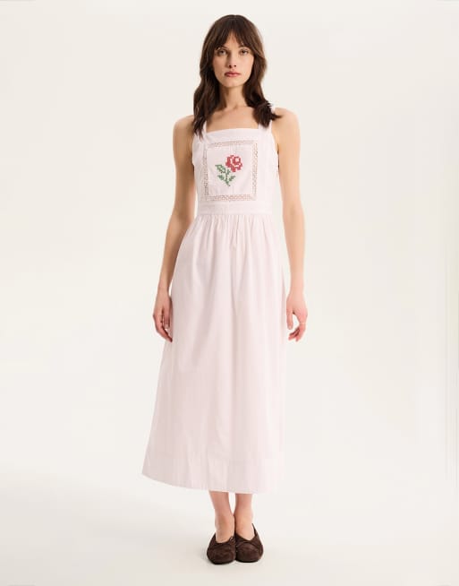 Omnes Dresses rosabella in white