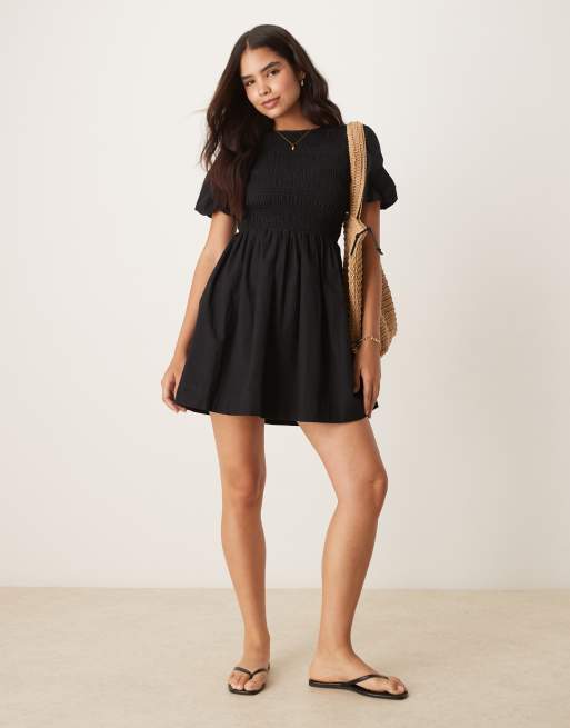 Omnes Dresses terri in black