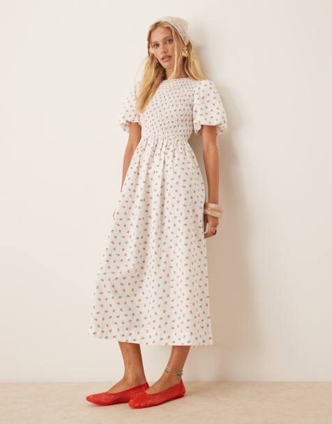 Omnes Dresses terri in white - view 1
