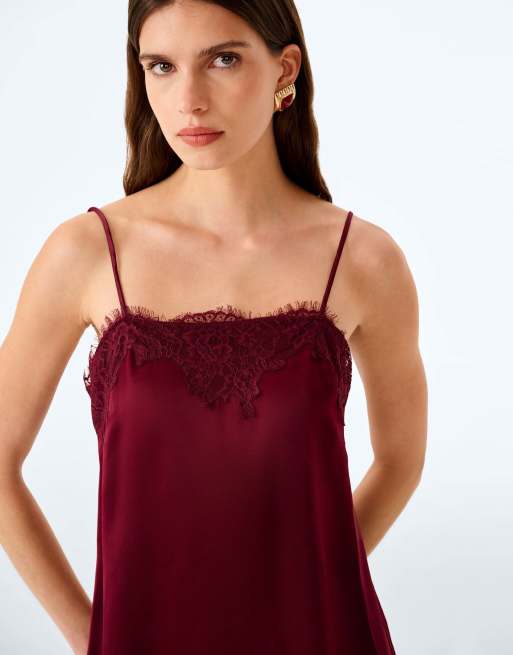 Omnes Estella top in deep wine, 5 of 5