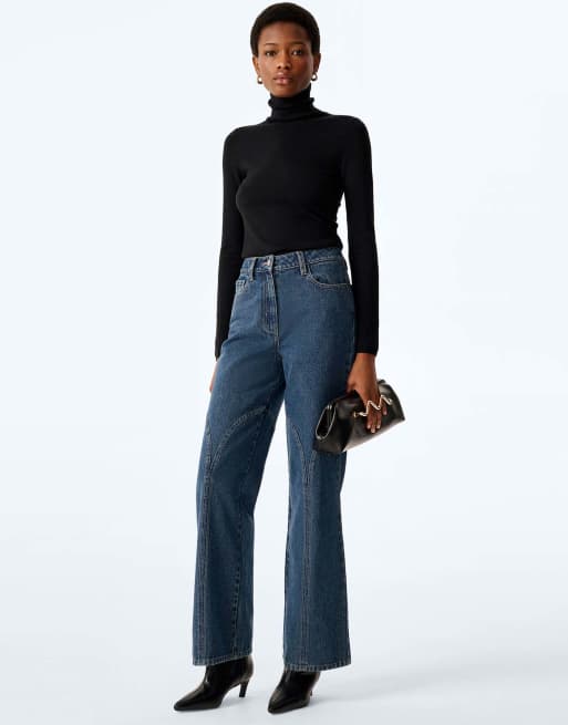 Omnes Everest top in lightweight black knit, 5 of 6