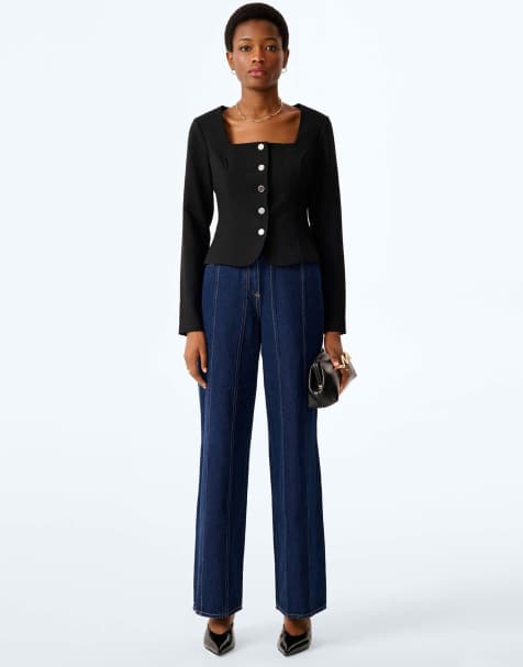 Omnes Harlow top in black - view 1