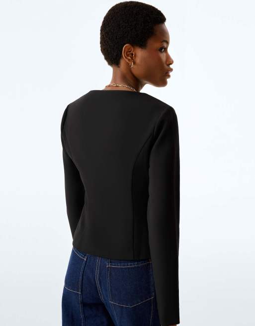 Omnes Harlow top in black, 6 of 7