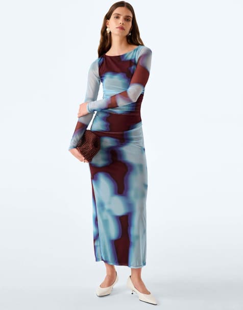 Omnes hollis maxi dress in wall paper floral large scale - view 1