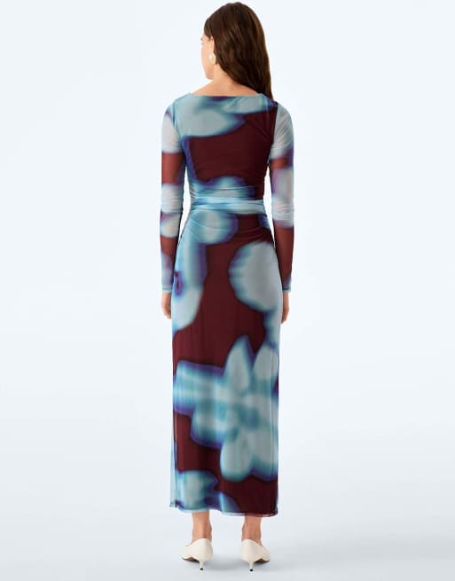 Omnes hollis maxi dress in wall paper floral large scale, 2 of 6
