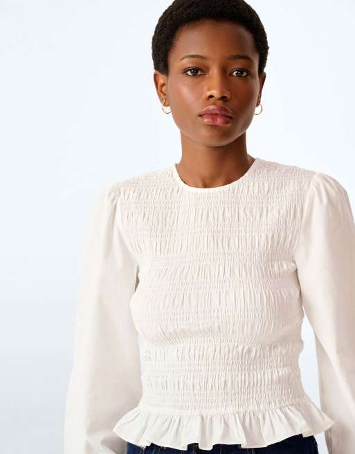 Omnes Kallope blouse in white, 3 of 5