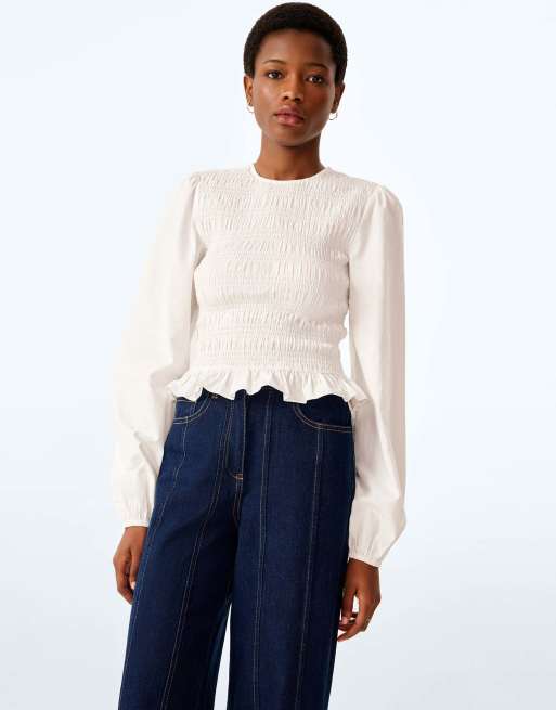 Omnes Kallope blouse in white, 4 of 5