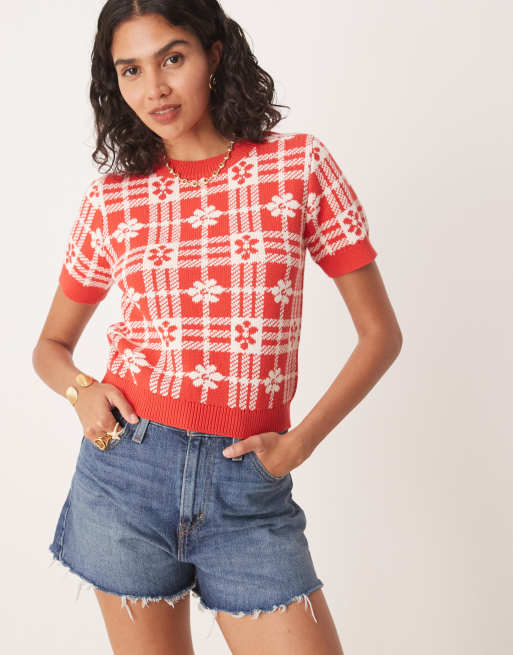 Omnes Knitwear lexi in red