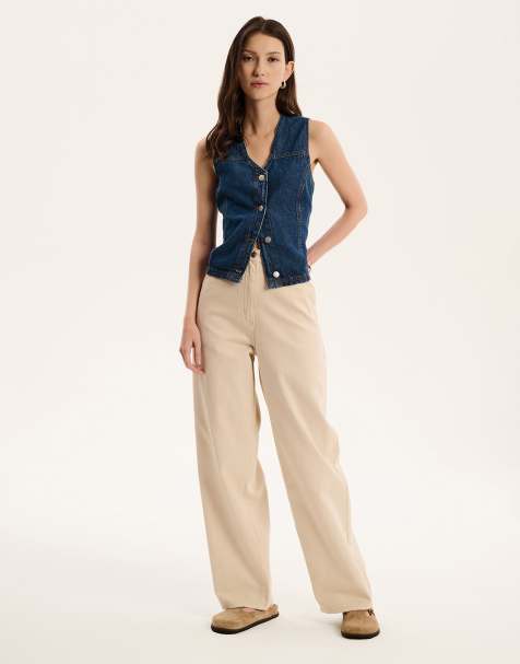 OMNES Marlo High Rise Jeans in beige - view 1