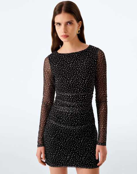 Omnes milena dress in black dalmation - view 1