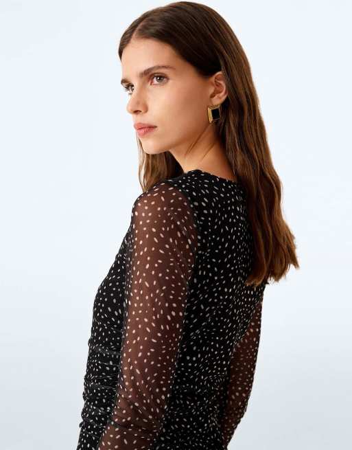 Omnes milena dress in black dalmation, 3 of 5