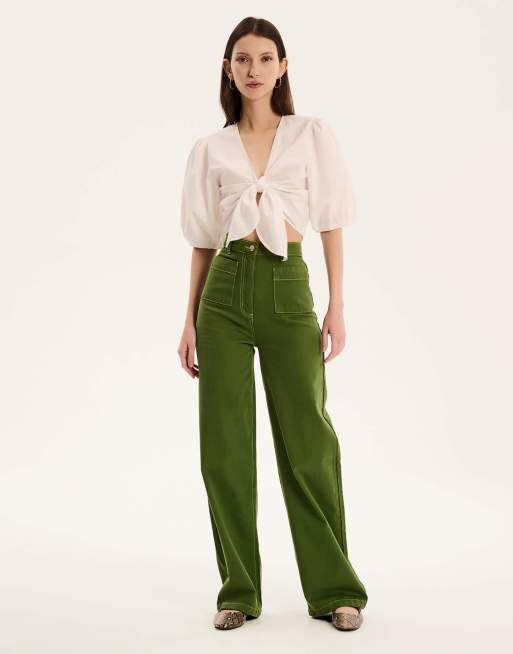 OMNES Orielle Jeans in green