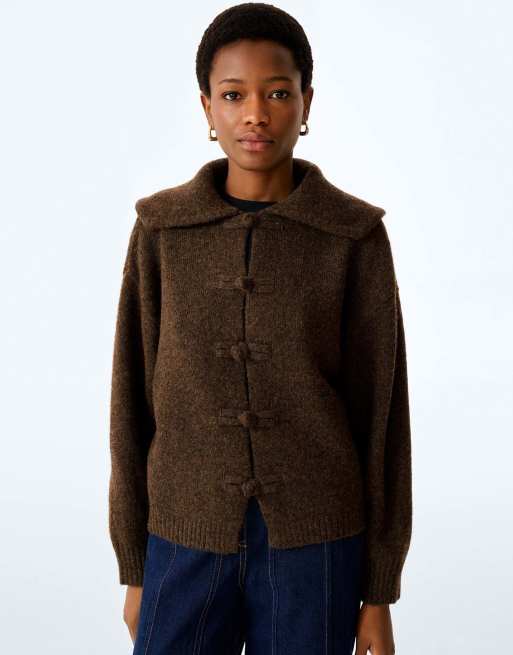 Omnes Peter cardigan in chocolate, 2 of 4