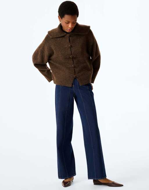 Omnes Peter cardigan in chocolate, 3 of 4