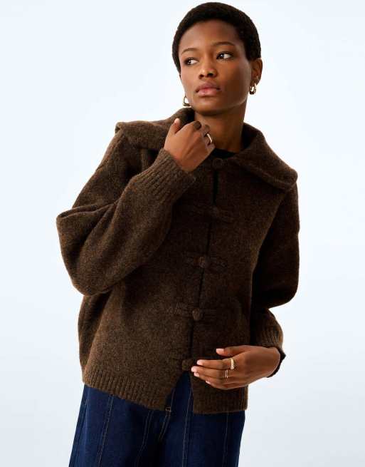 Omnes Peter cardigan in chocolate, 4 of 4