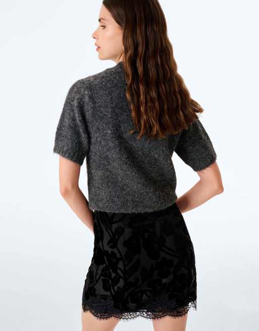 Omnes Rhya skirt in black devore, 6 of 6