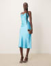 Riviera Sun Spaghetti Strap Maxi Dress - Tie Dye Rayon Beach Cover Up, Open Back, Side Slits, X-Large - View #6