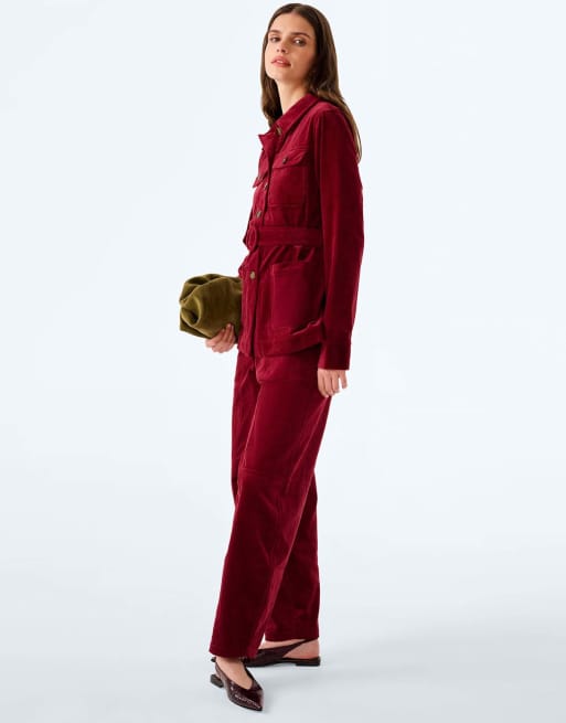 Omnes Samson jacket in wine a 69, 5 of 6
