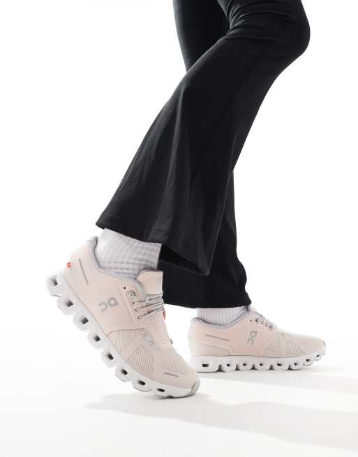 ON - Cloud 5 All Day - Baskets - Rose et blanc