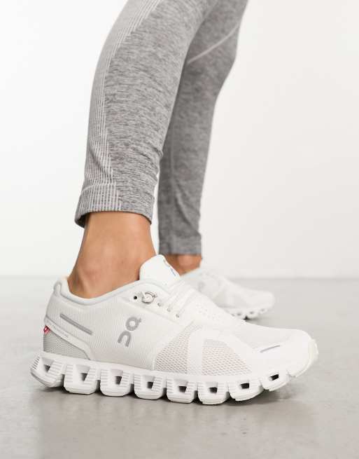 ON - Cloud 5 All Day - Hvide sneakers, 5 af 5