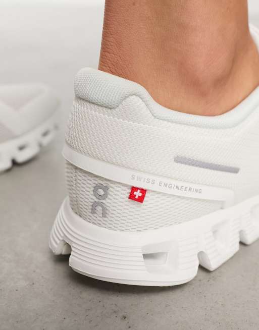 ON Cloud 5 all day trainers in natural white, 4 of 5