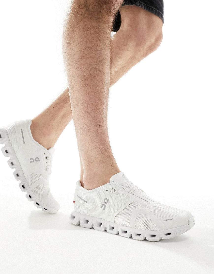 ON Cloud 5 trainers in white