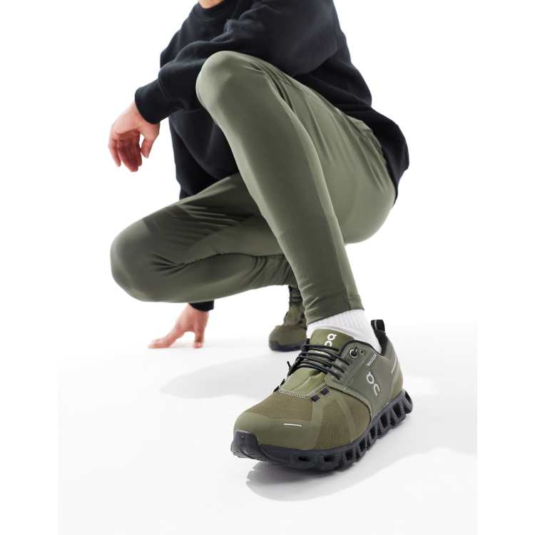 Olive Green On Cloud Waterproof Mens Shoes ON Cloud Waterproof All