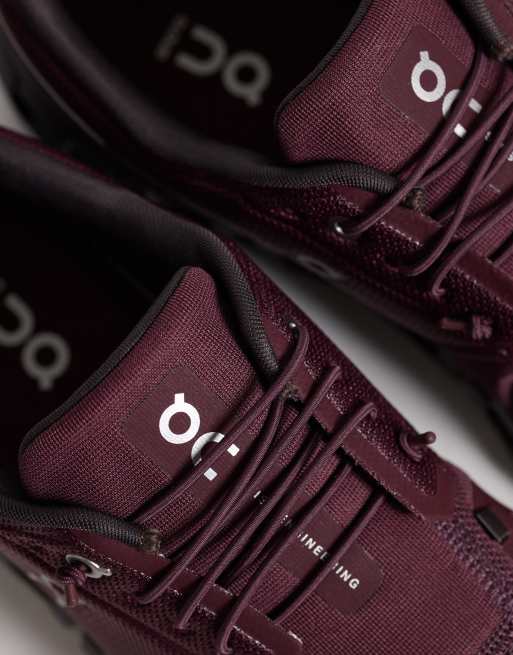 ON - Cloud 6 All Day - Sneakers in bordeauxrood, 4 van 5