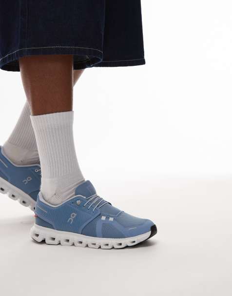 ON Cloud 6 all day trainers in blue   - view 1