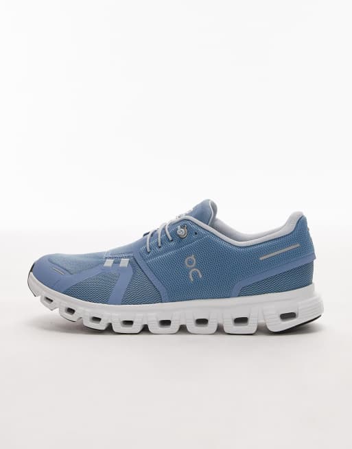 ON Cloud 6 all day trainers in blue  , 3 of 5