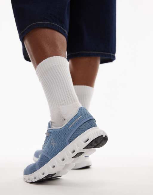 ON Cloud 6 all day trainers in blue  , 5 of 5