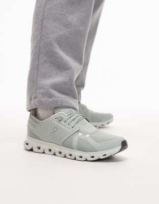ON Cloud 6 all day trainers in mint green