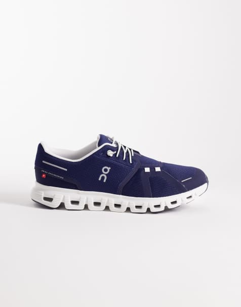 ON Cloud 6 all day trainers in navy - view 1