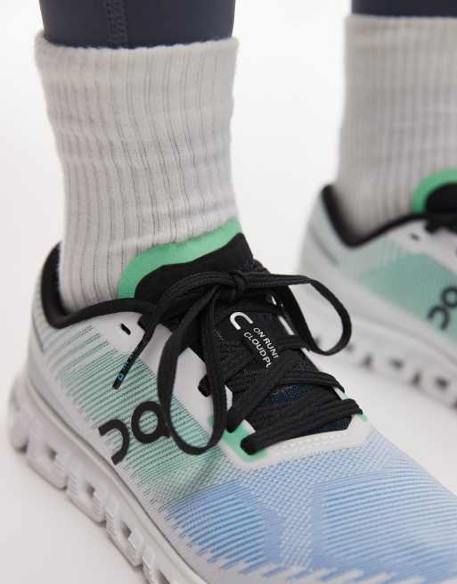 ON Cloud 6 Push all day trainers in blue  , 3 of 5