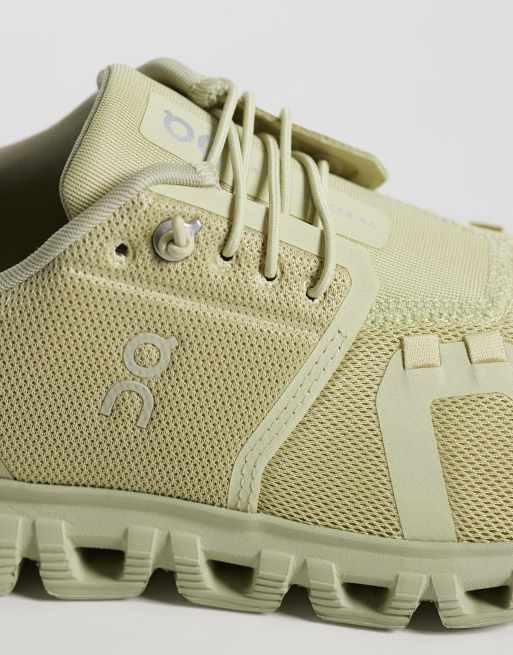 ON Cloud 6 sneakers i lys khaki, 4 af 5