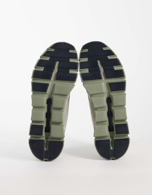 On Cloud 6 sneakers i oliven, 5 af 5