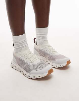 ON - Cloud 6 Versa - All-Day-Sneaker in Weiß und Kastanienbraun