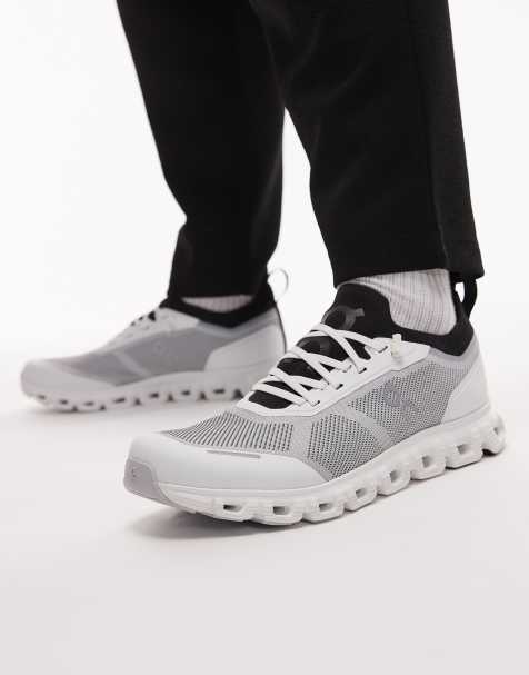 ON Cloud 6 versa all day trainers in white and black - view 1