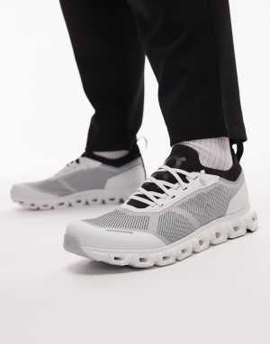 ON Cloud 6 versa all day trainers in white and black