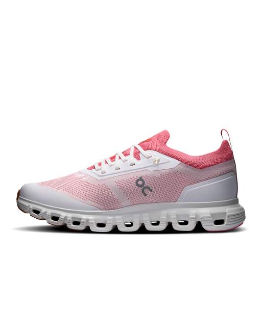 On Cloud 6 Versa lifestyle sneaker in ivoorwit camellia, 3 van 4