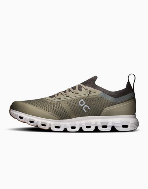 On Cloud 6 versa lifestyle trainer in olive espresso, 3 of 5