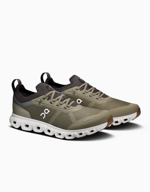 On Cloud 6 versa lifestyle trainer in olive espresso, 4 of 5