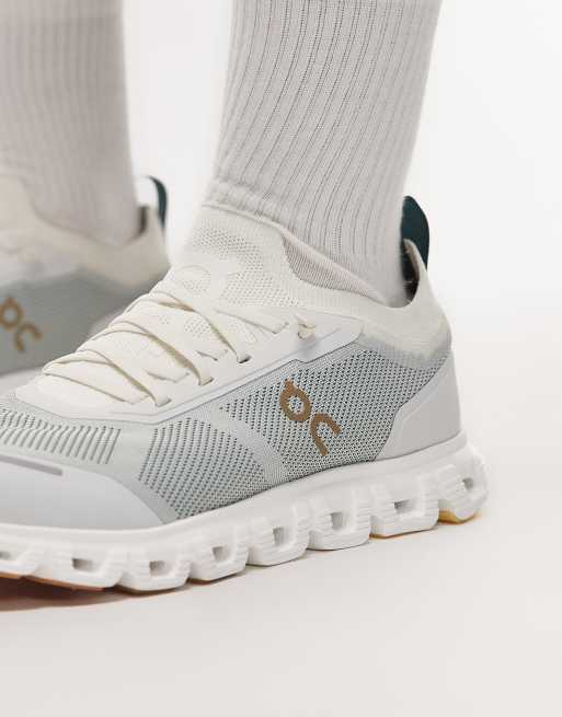 ON Cloud 6 Versa sneakers grigie e verdi, 3 di 5
