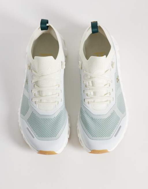 ON Cloud 6 Versa zapatillas de deporte en gris y verde, 2 de 5