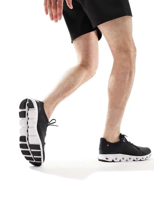 ON Cloud X 3 AD trainers in black and white, 3 of 5